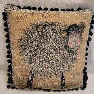 Baa Baa Sheep decorative pillow